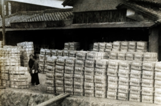 昭和３０年ごろの線香出荷風景